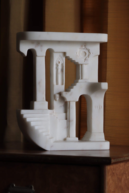 Luxury Marble Sculpture inspired by MC Escher’s Artwork