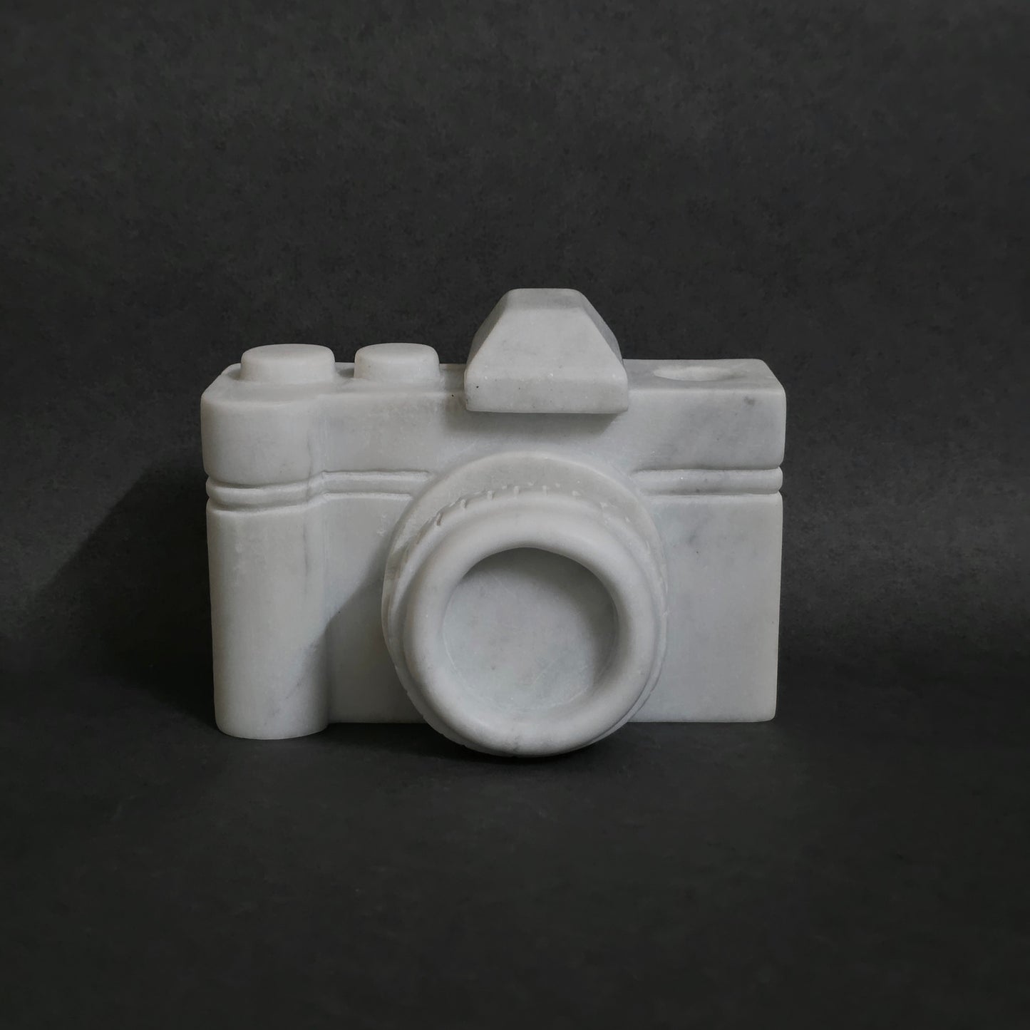 Marble Camera Card Holder and Pen Stand