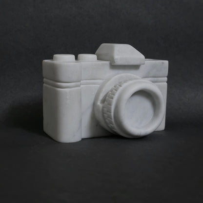 Marble Camera Card Holder and Pen Stand