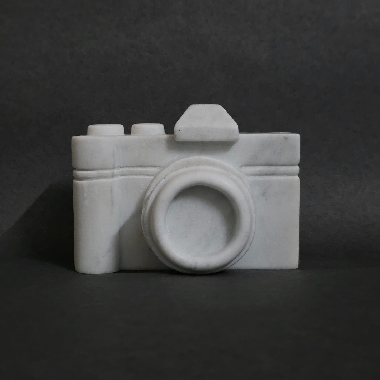 Marble Camera Card Holder and Pen Stand