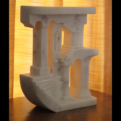 Luxury Marble Sculpture inspired by MC Escher’s Artwork