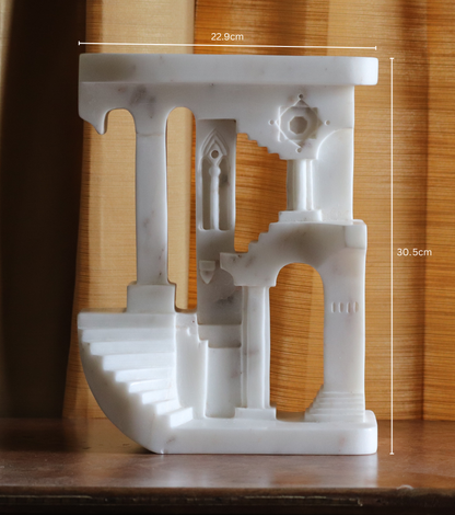 Luxury Marble Sculpture inspired by MC Escher’s Artwork