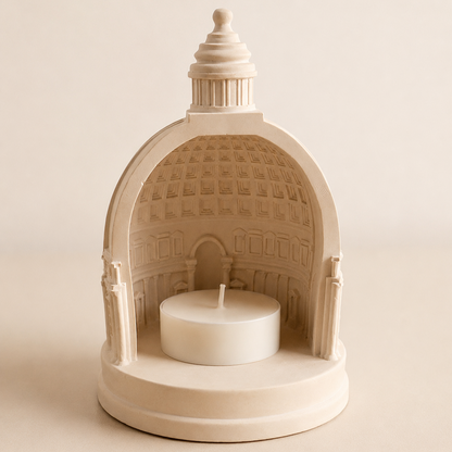 Architecture Dome Teal Light Candle Holder