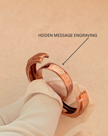 Hidden message ring
