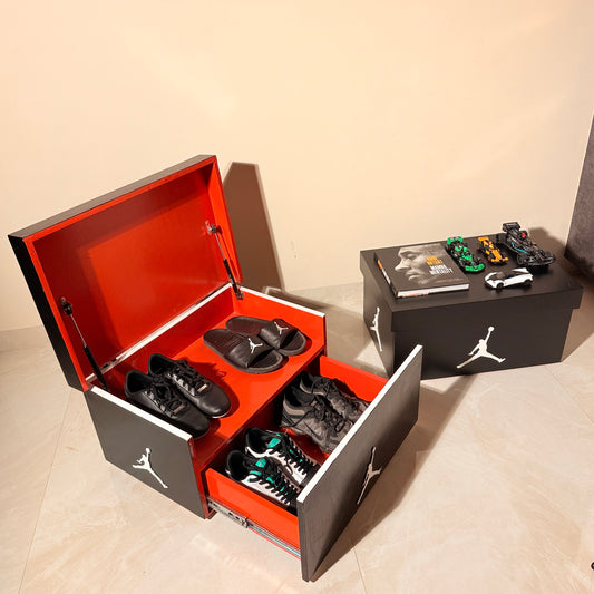 Orange and Black Sneaker Case