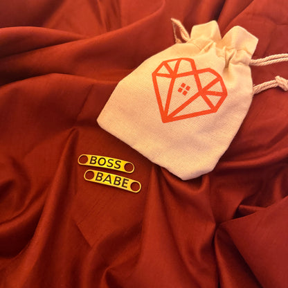 Boss Babe Shoelace Tag