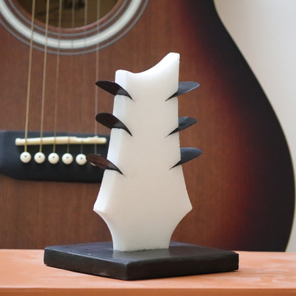Marble Guitar Shape Pick Holder