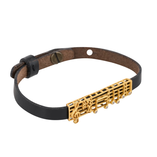 Crescendo Leather Bracelet