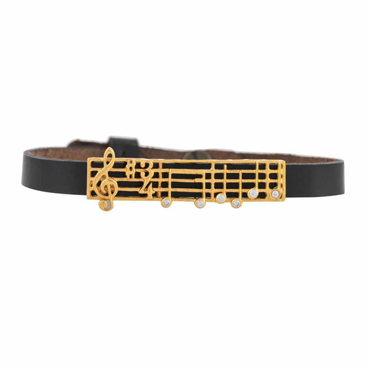 Crescendo Leather Bracelet