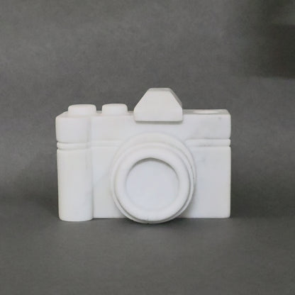 Marble Camera Card Holder and Pen Stand