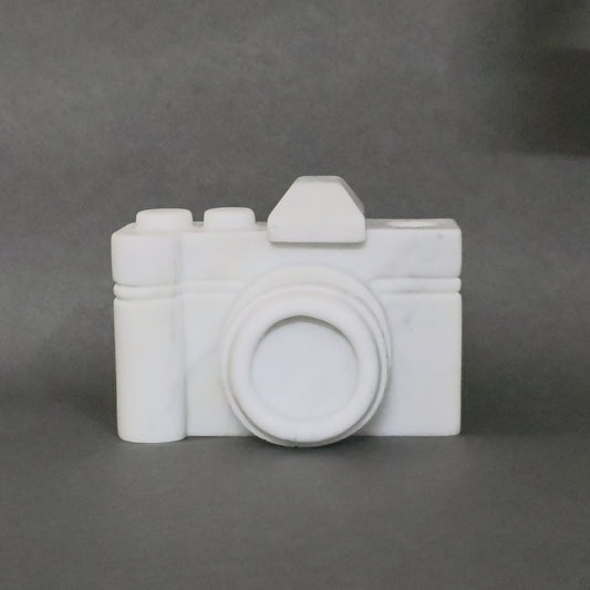 Marble Camera Card Holder and Pen Stand