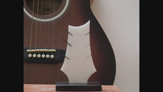 Marble Guitar Shape Pick Holder